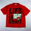 Christmas Life Is Short Presents VTG T Shirt 90s Single Stitch Red Funny Joke
