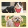 Adjustable Dog Bandana for Boy Girl Red Dog Handkerchief for Halloween Bandanas for Puppy Bandanas for Boys Girls Pet Neck Scarf for Cat Puppy