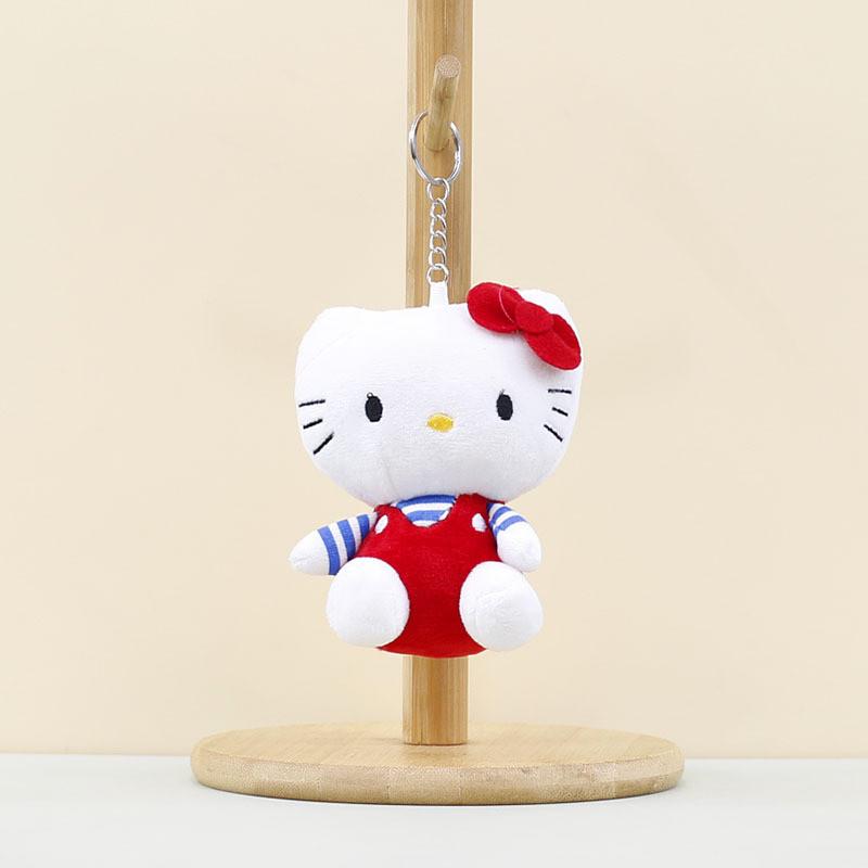 Adorable Plush Cat Keychain Soft Doll Accessory Cute Cat Bag Charm 12cm