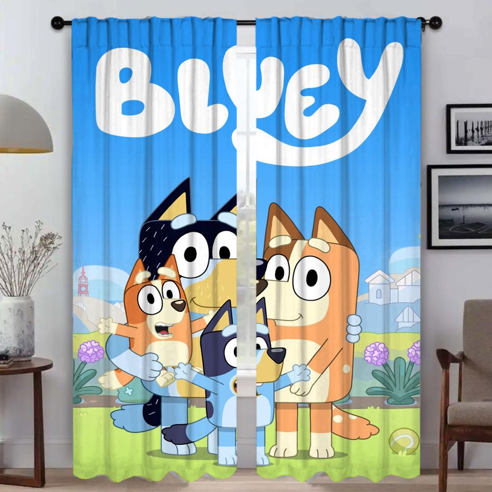 B-BlueyS Шторы Шторы для детской комнаты Шторы для спальни Жалюзи Шторы для окон Перегородки Шторы Украшения на Хэллоуин Гостиная Кухня