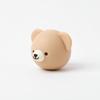 Silicone Mini Bear Squeaky Dog Toy for Small and Medium Dogs Popular Suitable for Toy Poodles and Chihuahuas monchéri Toy, (FREE/Beige), Cute,