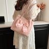Soft Bow Shoulder Bag Large Capacity Casual Handheld Bag Women's Shoulder Bag  Casual Wear