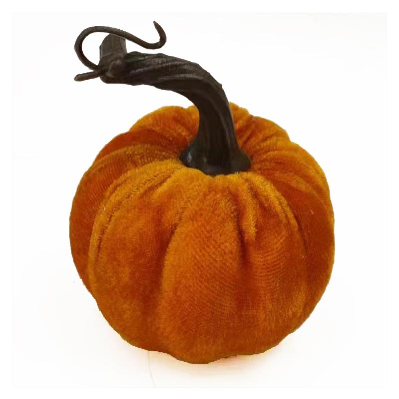 Хэллоуин украшения маленькие тыквы из пены поддельные бархатные тыквы тыквы декор стола