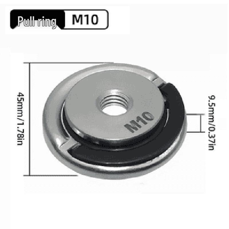 Upgraded M14 Carbon Steel Quick-Lock Nut for Angle Grinder: Universal Quick-Release Pressure Plate for Easy Installation and Disassembly.