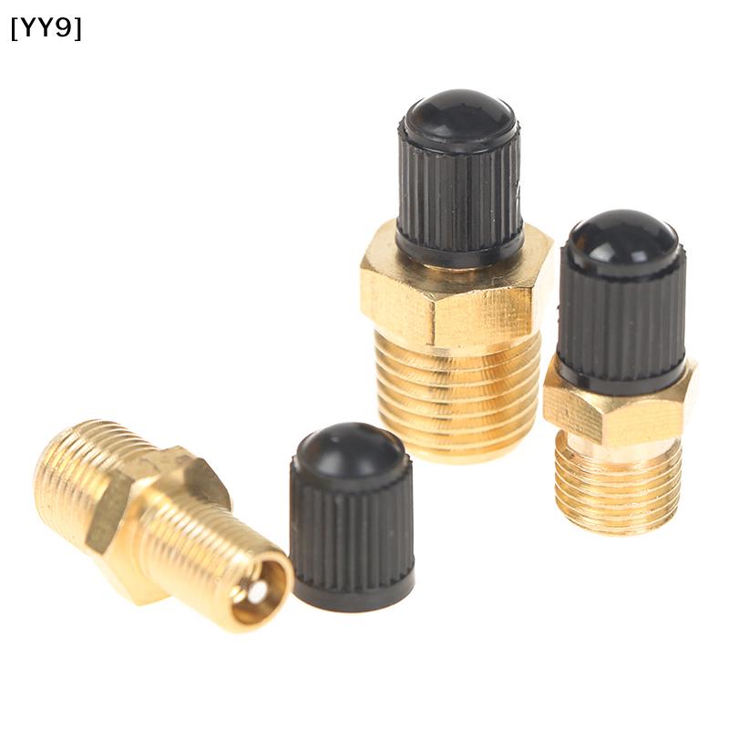1 шт. Чистая медь Шестигранный вентиль шины, 1/4" 1/8" NPT Вентиль для накачки шин для Автомобиля Велосипеда[YY9]
