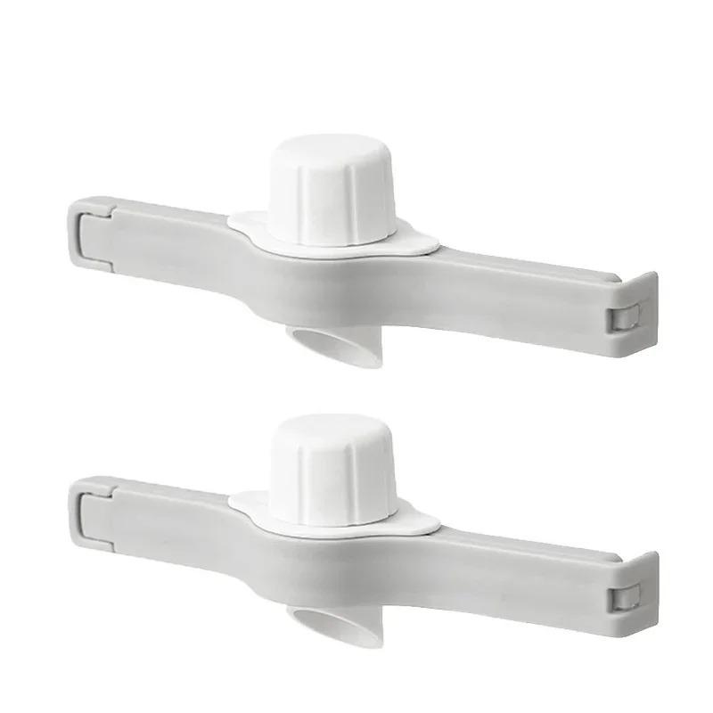 Screw Cap Sealing Clip Kitchen Seasoning Bag Milk Powder Salt Bag Sealing Clip Reuseable Snack Food Dispenser Nozzle with Lid