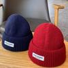 Knitted Hat for Winter Men and Women  Warm and Thickened Outdoor Travel Ear Protection Wool Hat Korean Solid Color Fashionable and Versatile