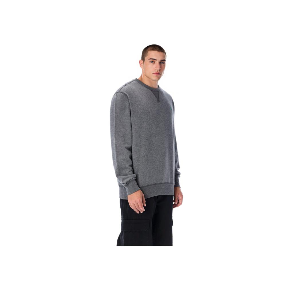 Polo Ralph Lauren FW22 Solid Logo Вышитый круглый вырез Толстовка Мужская Толстовка Серый 710766772-039