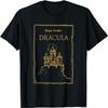 Футболка с оригинальной обложкой книги «Дракула» Брэма Стокера 1897 года
