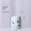 Hand Drawn Small Vase Mini Ceramic Hydroponic Planter Blue and White Porcelain Flower Arrangements Home Decoration Accessories