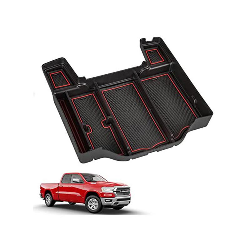 Для Dodge RAM 1500 2500 3500 2019 2020 2024 2024 Центральная консоль Органайзер Подлокотник Скрытый ящик для хранения