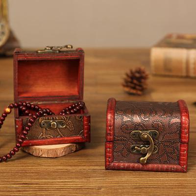 Новая деревянная коробка для хранения ювелирных изделий + коробка для упаковки колец с кристаллами + коробка для хранения конфет в случайном порядке + подарочная деревянная коробка