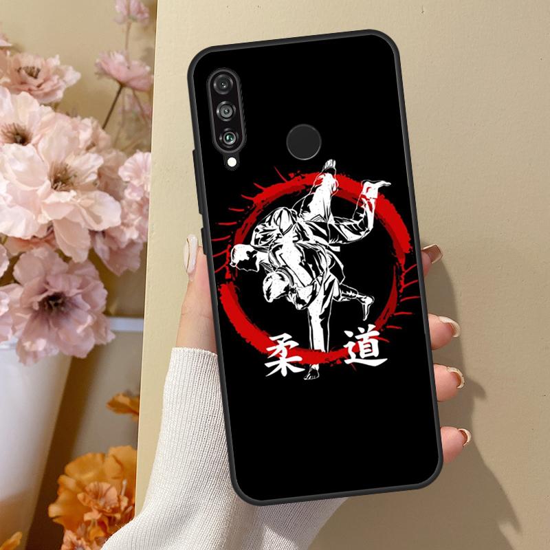 Japanese Martial Arts Judo Cover For Huawei P30 Lite P40 P20 P50 Pro Nova 5T P Smart 2019 Case For Honor 50 10i 8X