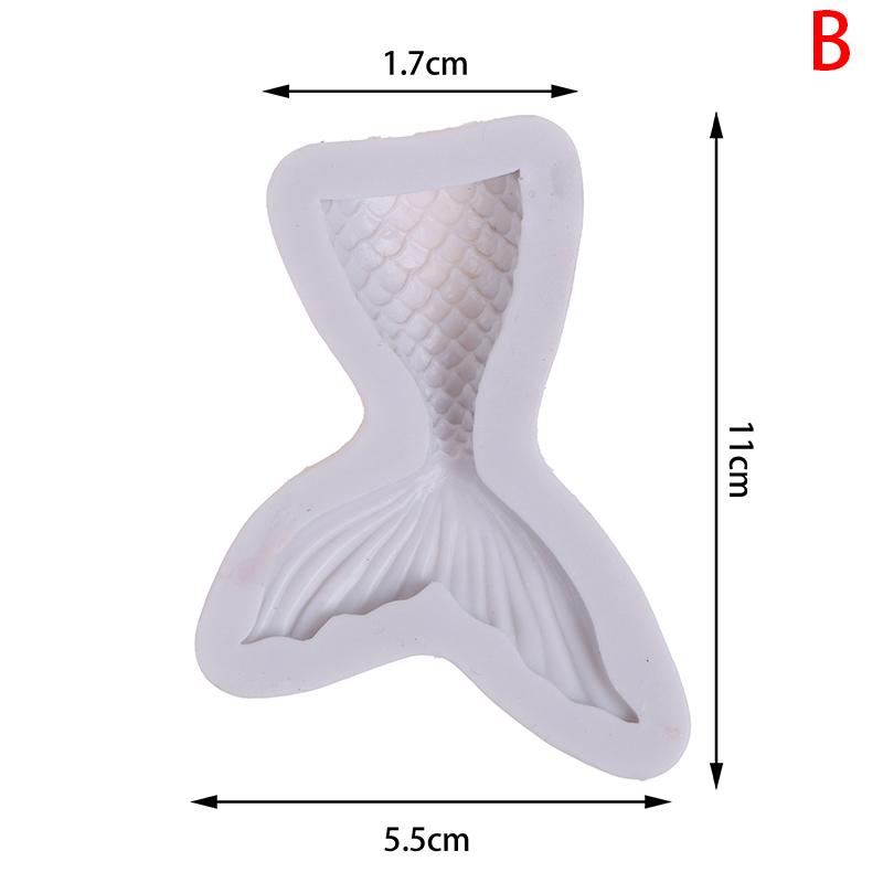 Хвост русалки, жидкая силиконовая форма для торта, форма для помадки, форма для украшения кондитерских изделий