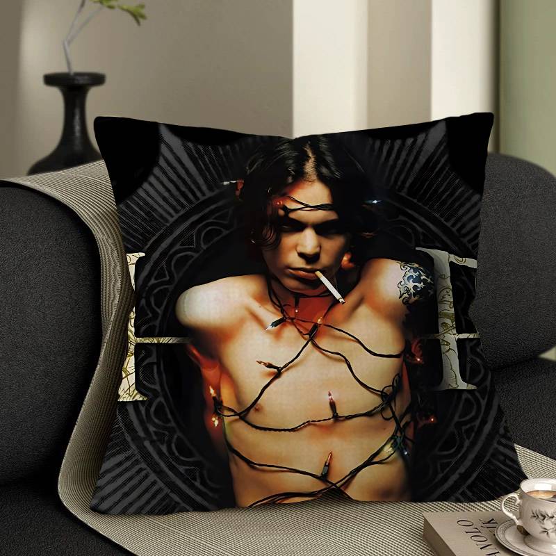 Rock Band H-Him Pillow Cover For Bedroom Room And Living Room Sofa Decorative Cushion Cover