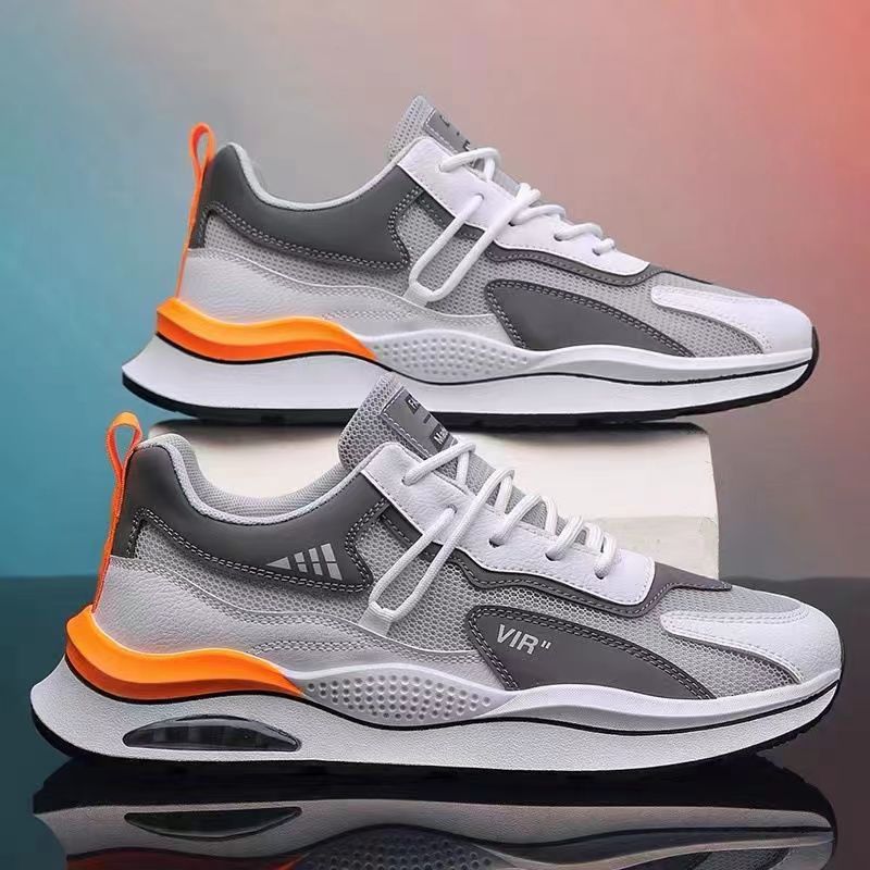 New Men's Shoes Breathable Mesh Casual Shoes Fashion Versatile Sports Shoes Outdoor Student Running Shoes