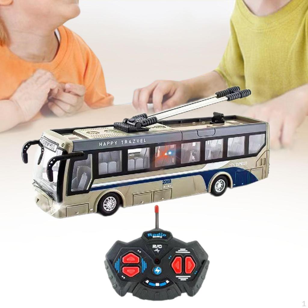 Пульт дистанционного управления Play Bus Radio 1/32 Реалистичные огни 27 МГц Электронная школа грузовиков