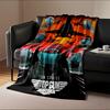 Top Gun Maverick Fighter Jet Design Blanket Flannel blanket for bedroom, living room, sofa, and nap sofas.
