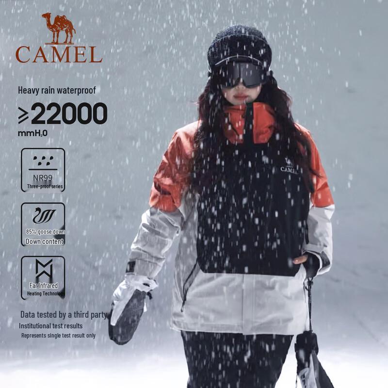 Camel Wang Junkai 3-in-1 Goose Down Ski Jacket
