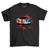 Sport Car Paint Drip Design T-Shirt - Get Your Style Racing! Funny T-shirt, Unis