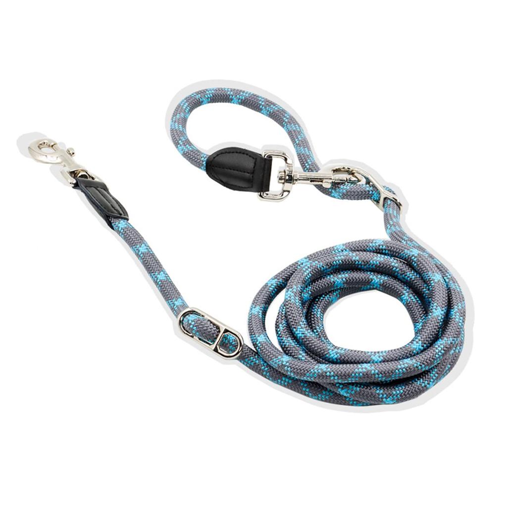 Yurika Dog Lead Rope for Medium and Large Waist Training Reflective Dog Walking Pet Medium Size Weight 17kg or Blue Small, Dogs, Hands-Free,