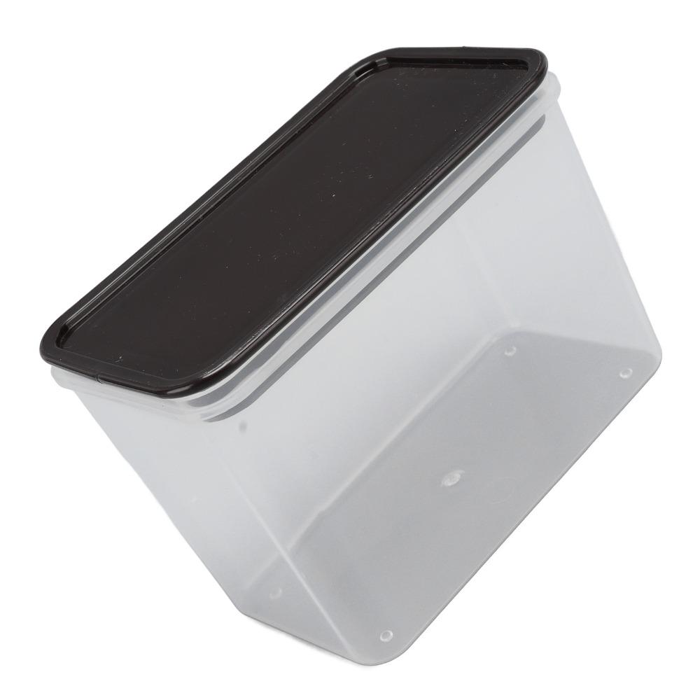 2PCS pp Grain Storage Box Rectangular Cereal Container Durable Sealed Container Home Kitchen