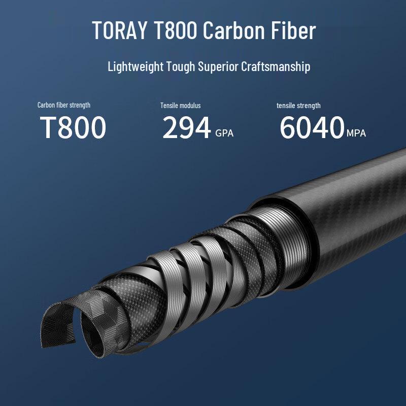 Toread T800 Carbon Fiber Foldable Hiking Poles