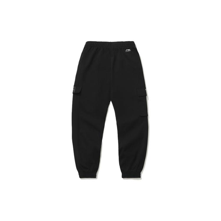 Li Ning Спортивная Модная Коллекция Спортивные Штаны Мужские Черные AKLR023-2