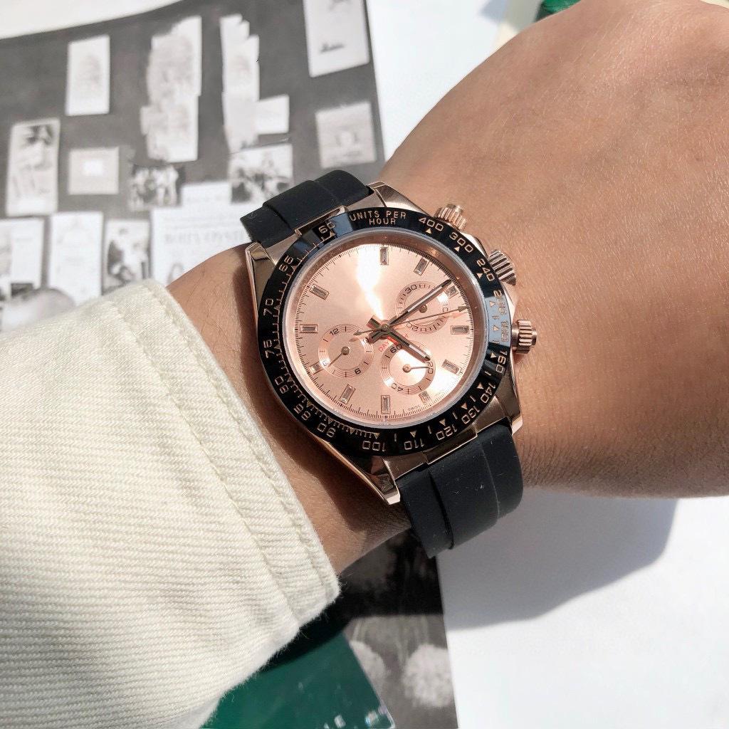 Мужские автоматические многофункциональные часы Laojia Ice Blue Panda Daytona