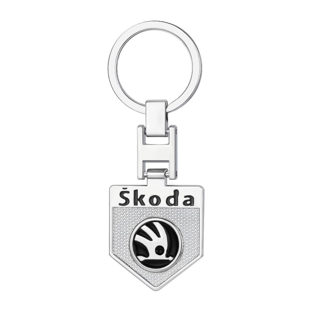 PBMN1 Car Styling Keychains Key Chain Rings Pendant Hubcap Accessories For Skoda Rapid Fabia Kodiaq Octavia Yeti Superb Karop Roomster