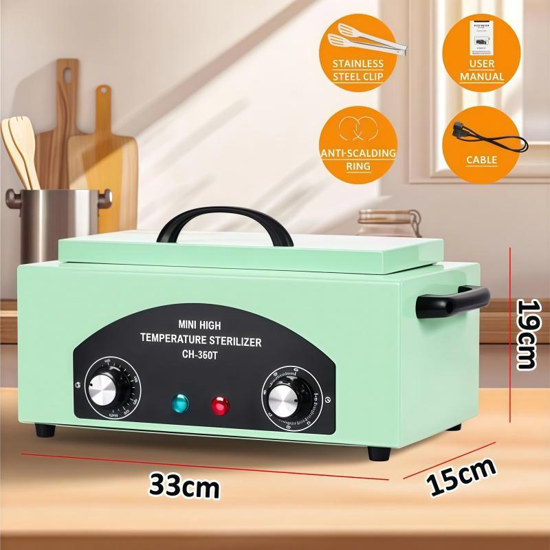 Sterilizer Cabinet Dry Heat Tool Disinfection Box for Nail Salon Dental Barber Shop High Temperature Cleaning Machine Metal Tool