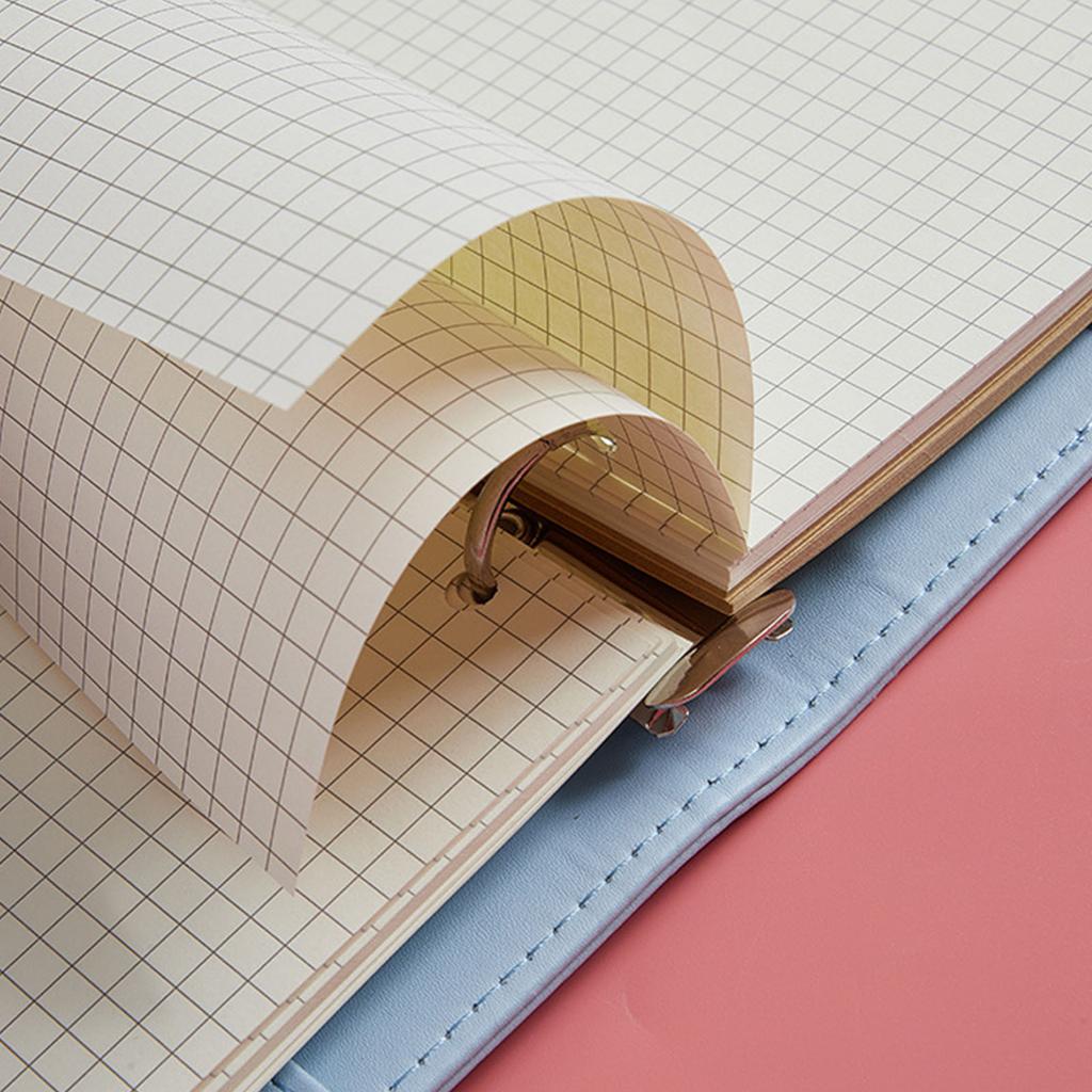 Refillable Leather 6 Rings Binder Budget Planner Binder Business Notebook Binder Covers Travel Journal Binder Covers