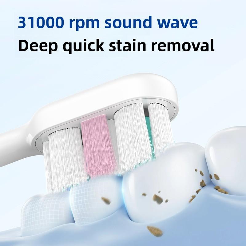 Электрическая зубная щетка с мягкой щетиной для взрослых, беспроводная зарядка, умная магнитная левитация, ультразвуковая электрическая зубная щетка, античувствительная зубная щетка