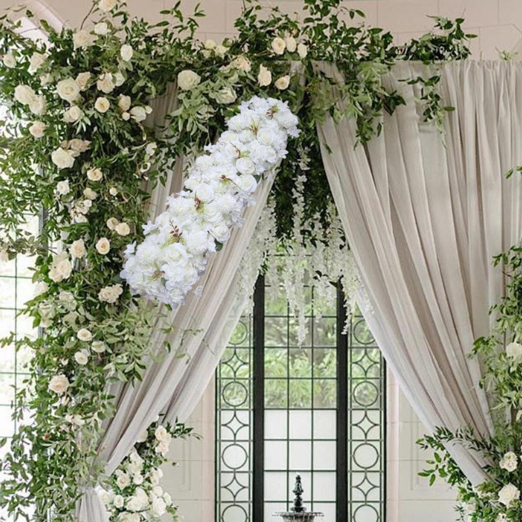 Искусственная цветочная композиция из панелей 3D ряд арка дверь для свадьбы