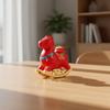 with Blessing Word Year of The Horse Zodiac Ornament Mini Horse Mascot Statue  Study