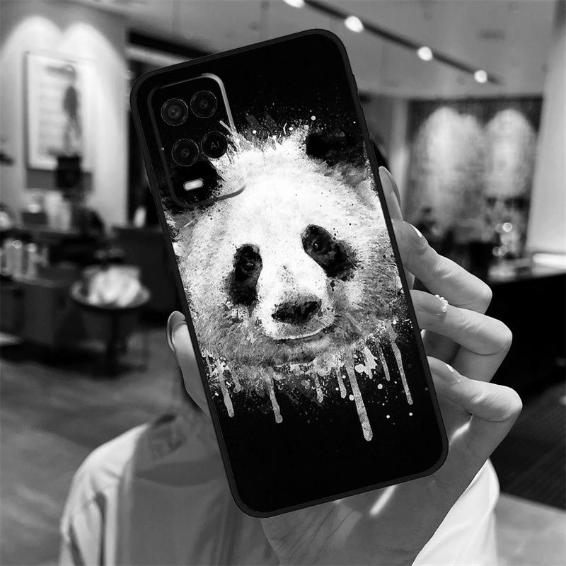 Мультяшный Милый Медведь Панда Чехол Для Oppo A40 A60 A80 A18 A38 A58 A78 A98 A16 A76 A96 A15 A17 A77 A74 A94 A54 A57S Обложка