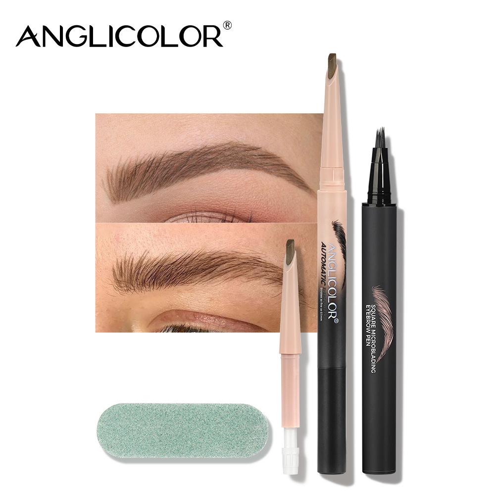 4D Micro-blade Liquid Eyebrow Pencil Root and Root Waterproof Natural Eyebrow Pencil Long-lasting Makeup Water Eye Eyebrow Pencil Cosmetics
