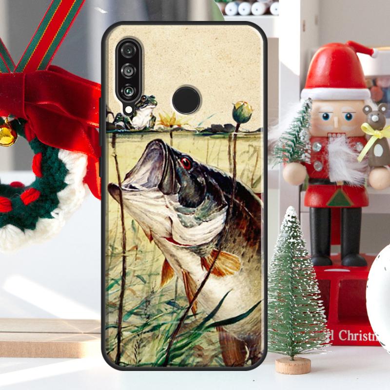 Приманки Крючки Снасти для Ловли Басса Чехол для Huawei Nova 12i 11i 8i 12s Y73 Y72 Y61 Y91 Y90 Y70 Y60 9 10 SE P60 Pro P30 P40 Lite
