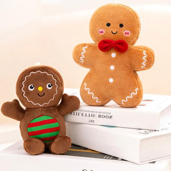 Пряничный человечек плюшевая кукла подушка мягкая милая рождественская декоративная подушка для домашнего дивана-кровати