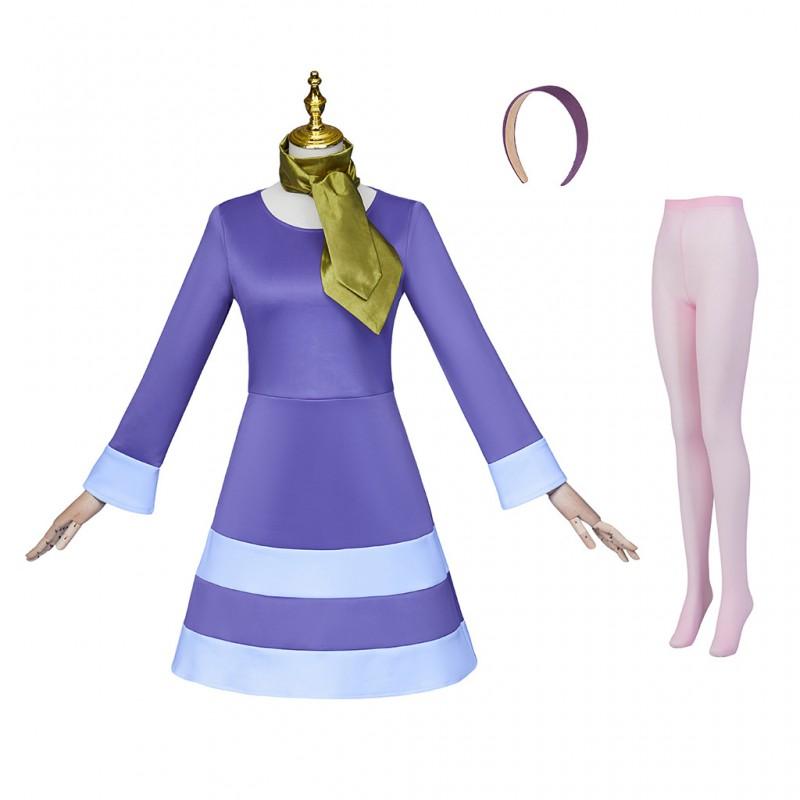 Scooby Doo Cosplay Costume Velma Dress Daphne Halloween Role Play Outfit
