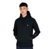 Champion Long Sleeve Hooded Sweatshirt with Men's One-Point Logo, Black, C3-W105Z