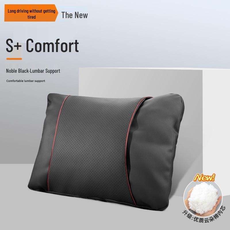 Jeep Car Headrest Lumbar & Neck Support Pillow for Renegade, Compass, Grand Commander, Wrangler
