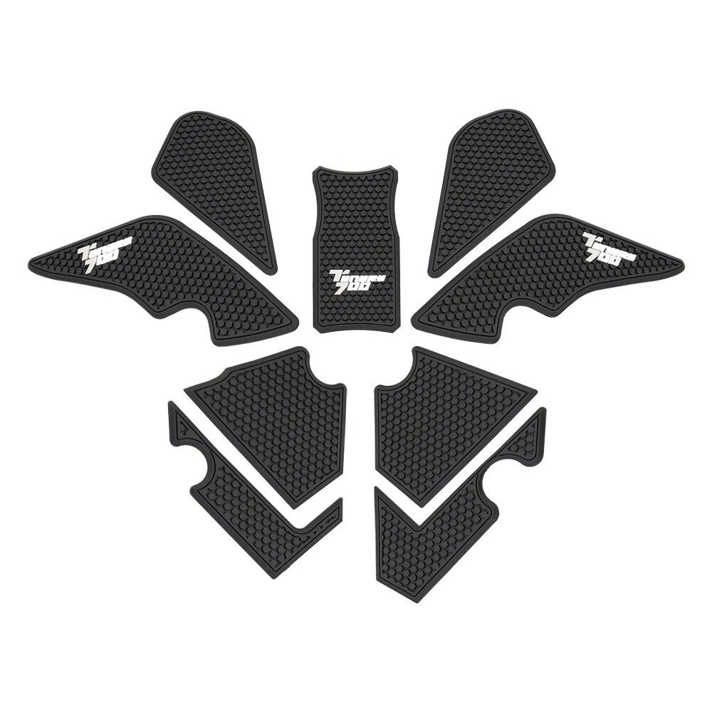 Нескользящие боковые наклейки на топливный бак мотоцикла, водостойкая резиновая накладка, наклейка для YAMAHA Tenere 700 T700 XTZ 700 XTZ 690