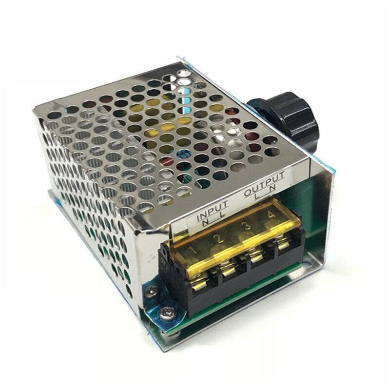 4000 Вт 220 В SCR регулятор напряжения регулятор скорости двигателя термостат с затемнением