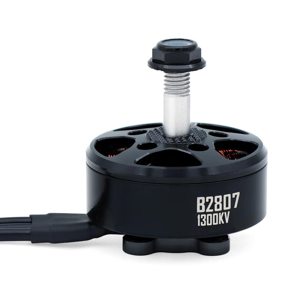 Brushless Motor with M5 Shaft, 18AWG Silicone Wire for RC FPV DIY Projects, Replacement Part for Quadcopter 1300KV