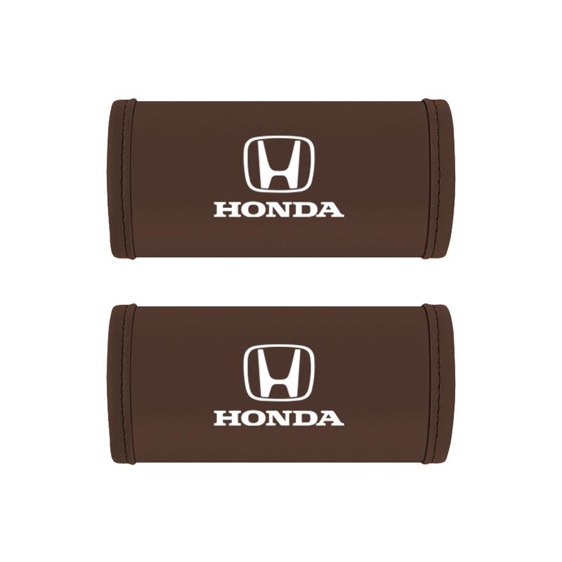 wsdh6 2Pcs Car Roof Handle Cover Armrest Covering Interior Accessories For Honda N-BOX N-ONE Fit Jazz Civic City Accord Vezel HRV CRV