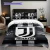 Juventus Football Glory Bedding (1 * duvet cover + 2 * pillowcase, without core) Duvet cover and pillowcase Christmas birthday gift