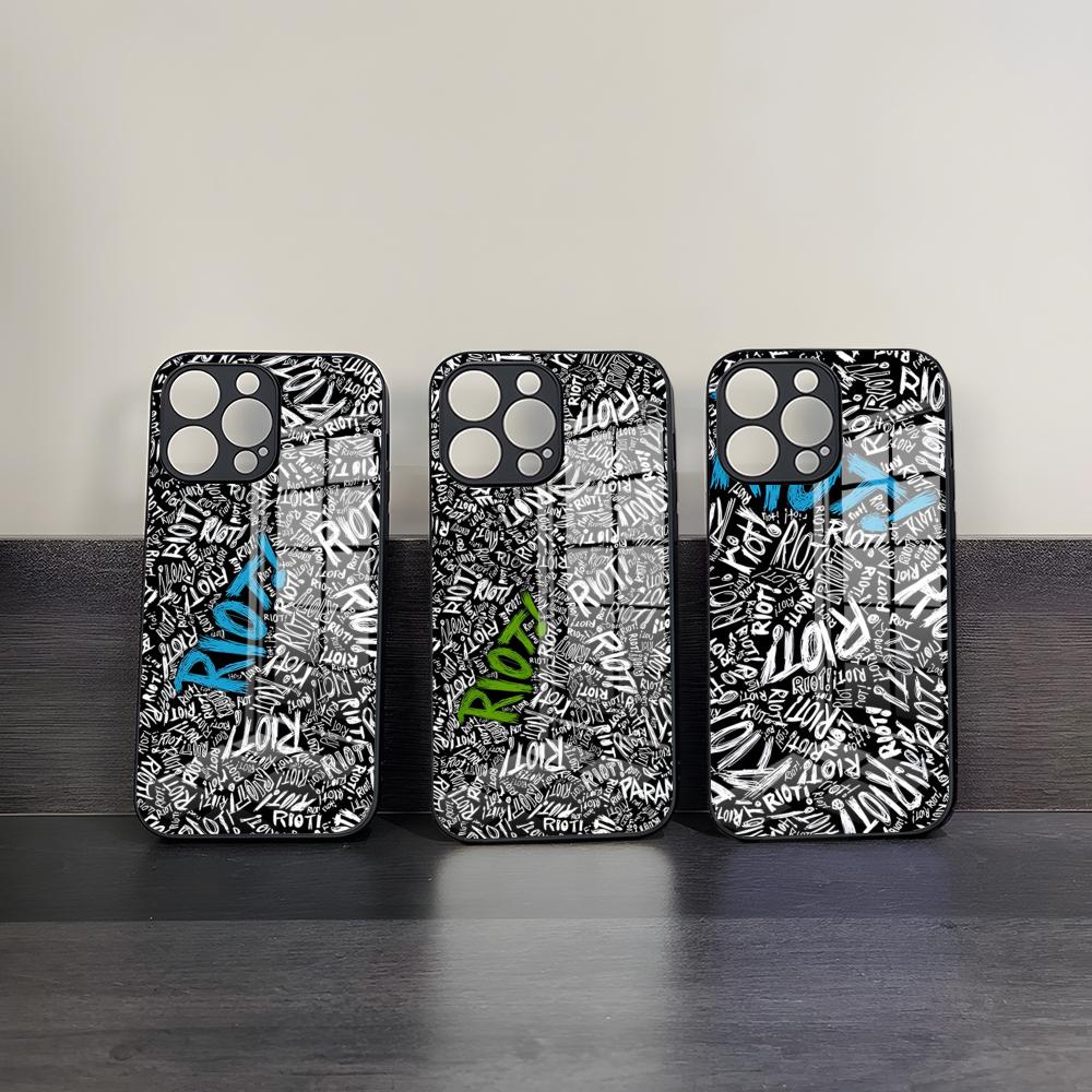 COOL Paramore Phone Case For 17 Pro Max IPhone 16 Pro 14 12 11 13 Mini X XR XS 15 Plus SE Glass Cover
