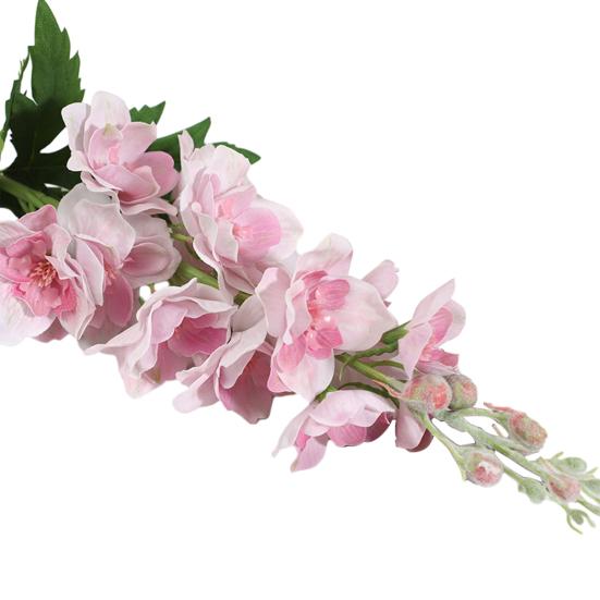 Artificial Flowers Adjustable Plastic Branches Silk Cloth Petals Realistic Violet Design Imitation Flower Wedding Halls Home Decor