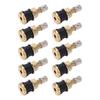 10 Pcs Brass Valve Stem TR501 High Strength Tubeless Truck Valve Stem for 0.625in Valve Holes